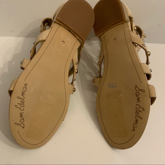 Sam Edelman EAVAN Studded Gladiator Sandals Size 6 - Picture 9 of 13